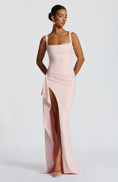 Maxi Dress with Slit Design