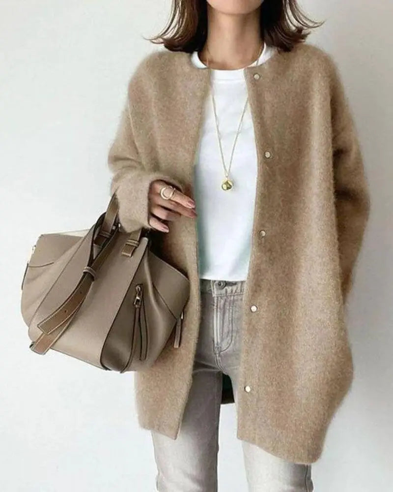 Women’s Wool Cardigan – Stylish Lightweight Warm Layer for Everyday Wear