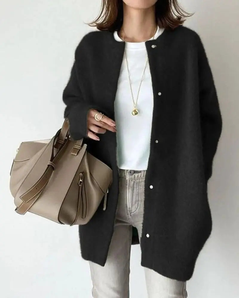 Women’s Wool Cardigan – Stylish Lightweight Warm Layer for Everyday Wear