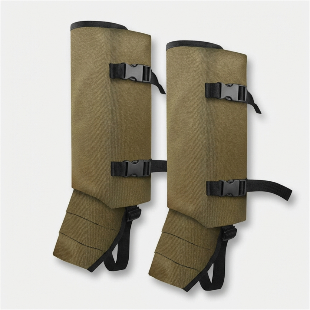 Khaki Snake Protection Leg Gaiters - Jurni