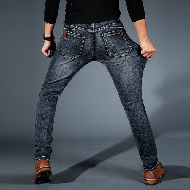 Kian | Slanke & stretch denim broek voor heren - Bellanza