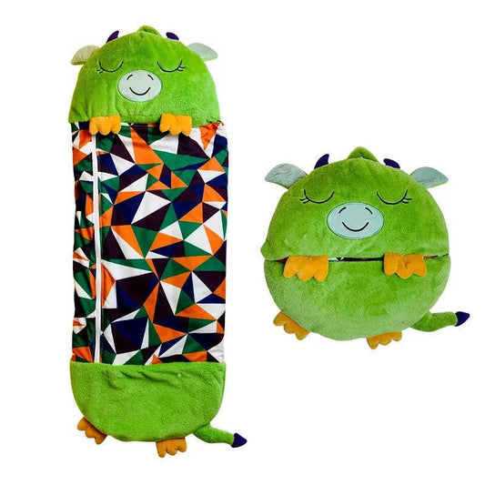 Kinder Slaapzak Met Knuffel - Knuffelkussen 2 - in - 1 - 3 Tot 8 Jaar - KidsKorner