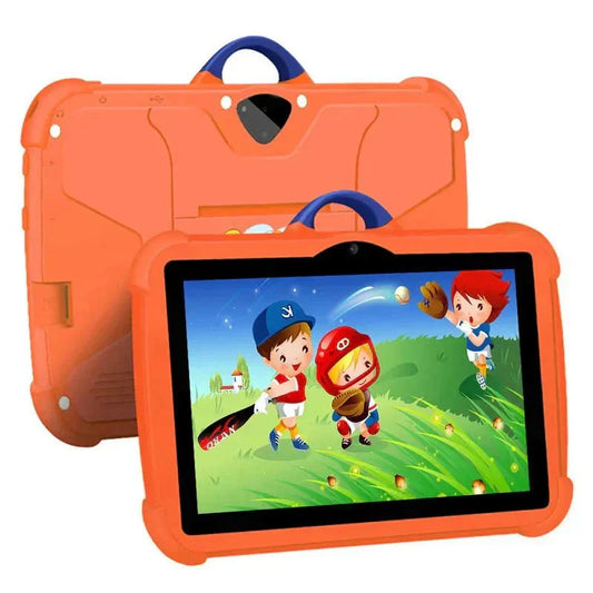 Kindertablet 7 Inch Android 64GB | Beschermhoes Met Handgreep 3–12 Jaar - KidsKorner