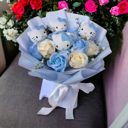 Niedlicher Blumenstrauß mit verspieltem Charakter