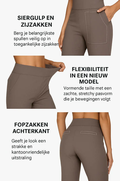 Women’s Wide Leg Yoga Trousers Summer High Waist Stretch Activewear