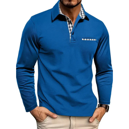 Klaus | Herren Langarm Poloshirt Für Frühling