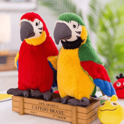 KletsVoxia Pratende Papegaai Knuffel - KidsKorner