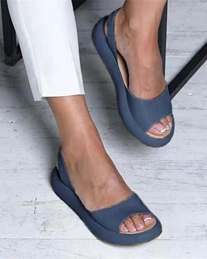 Solvienne - Womens Comfort Footbed Sandals Open Toe