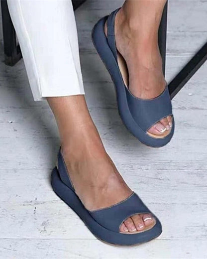 Solvienne - Womens Comfort Footbed Sandals Open Toe