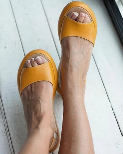 Solvienne - Womens Comfort Footbed Sandals Open Toe