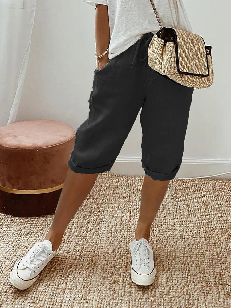 Pantalon en coton pour femme