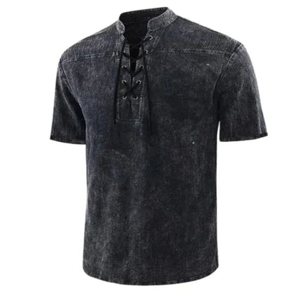 Men’s V Neck Shirt – Breathable Cotton Blend T Shirt Casual Short Sleeve Comfortable Stylish Everyday Wear