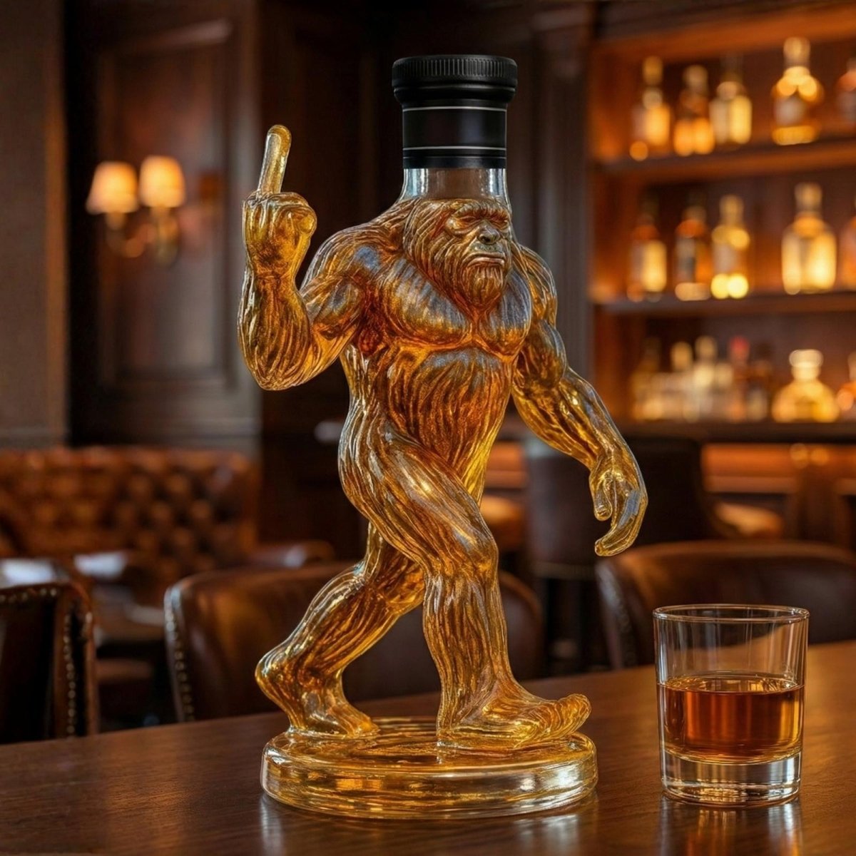 Bigfoot Bourbon Whiskey Decanter