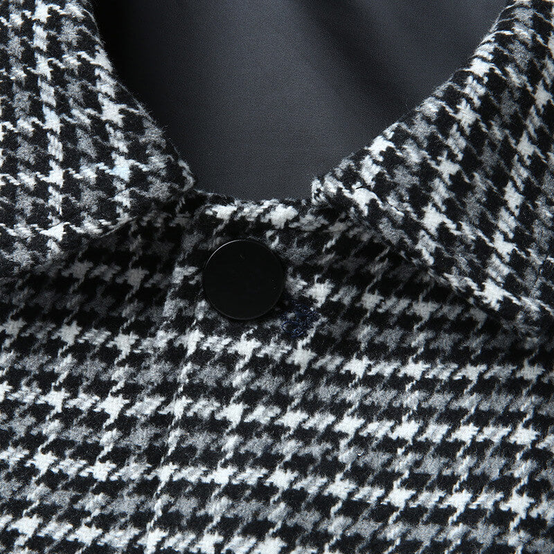 Chic Malcolm Houndstooth Jacket for a Stylish Look