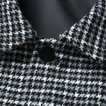 Chic Malcolm Houndstooth Jacket for a Stylish Look