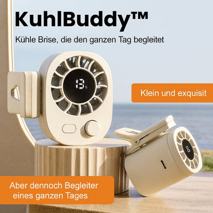 Mini Clip Ventilator mit Akku | Kleiner & Leiser Ventilator | KühlBuddy