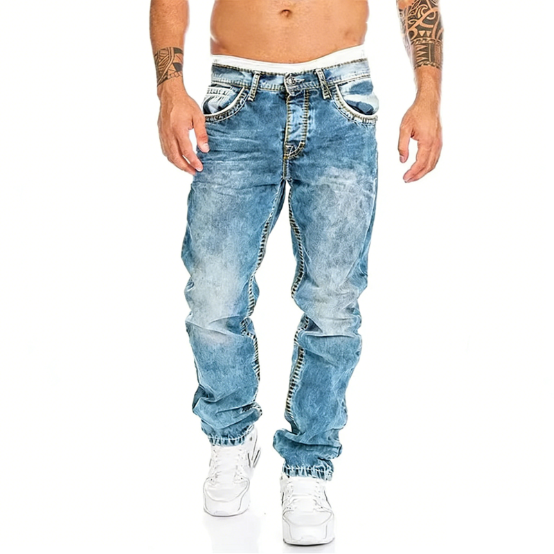 Lucas – Jean stretch minimaliste pour homme