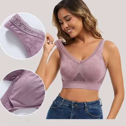 Lacielle™ Supportive Wireless Lace Bra