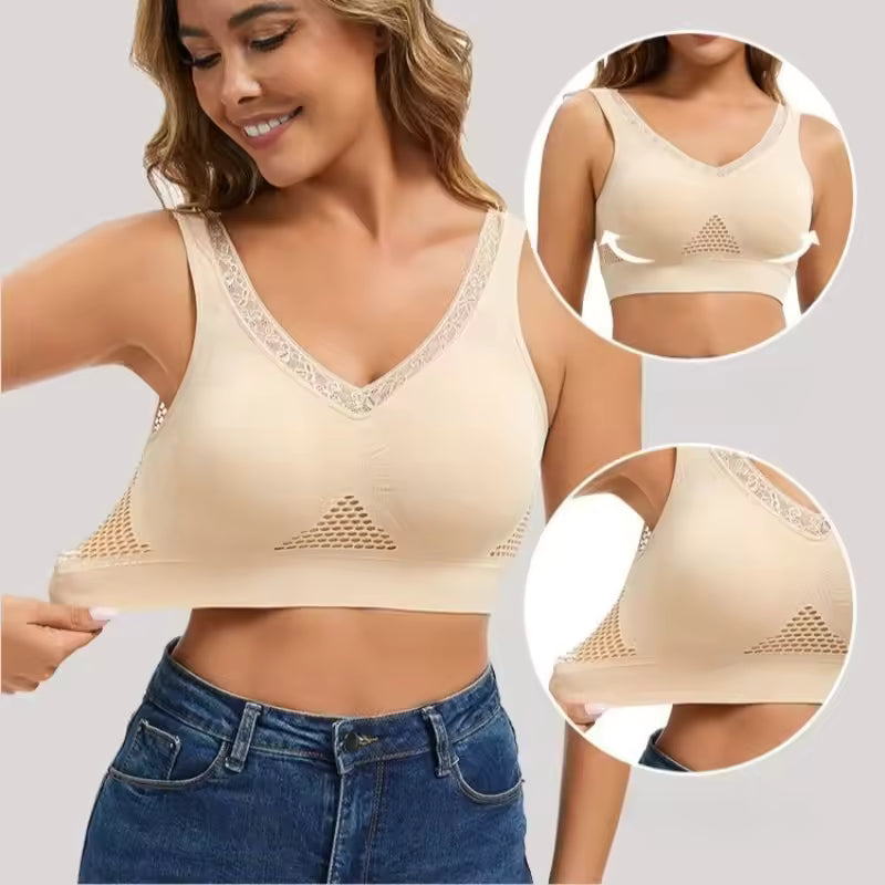 Lacielle™ Supportive Wireless Lace Bra