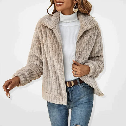 Ladies Fleece Gilet - Ember-Apricot-S-State of Style