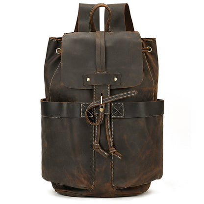 Damen Leder Rucksack 20L Kalyra – Vintage Backpack aus Echtleder