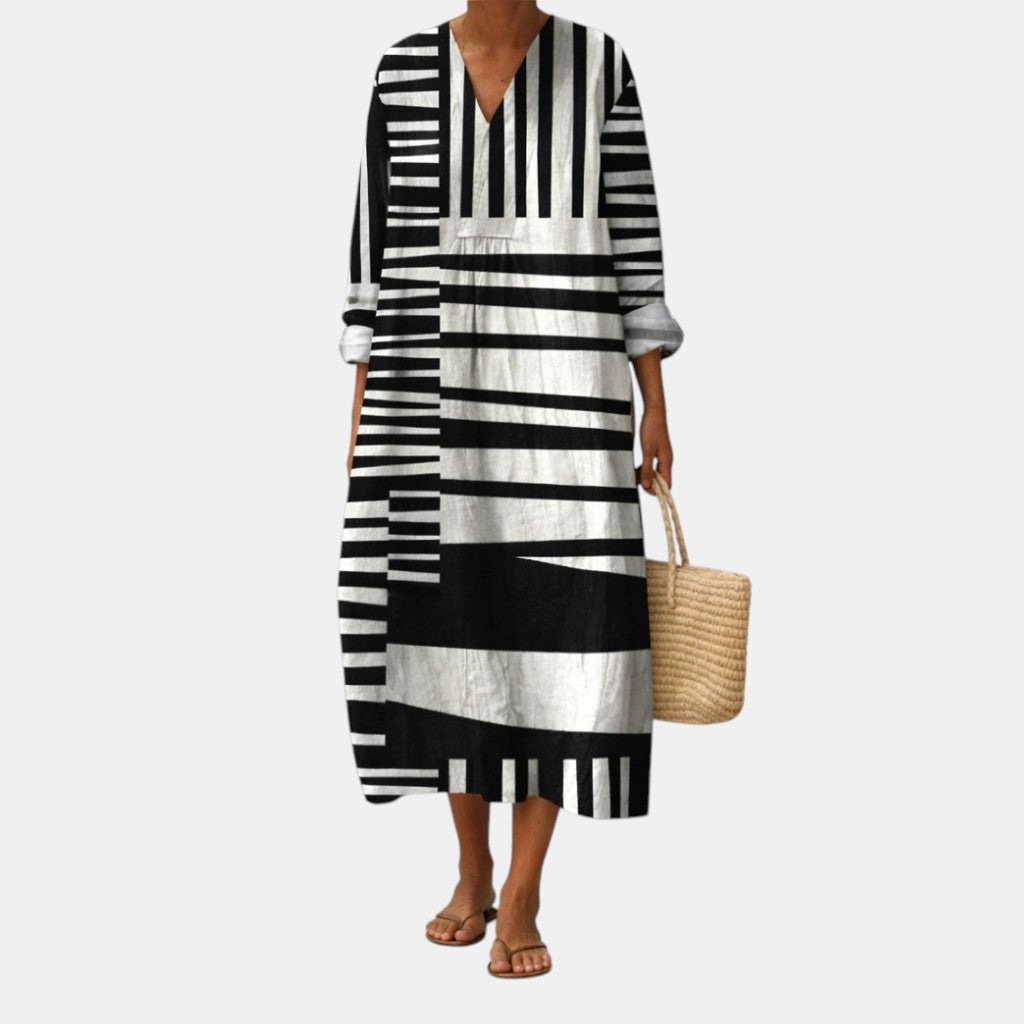 Lærke - Vestido Linear para o Trabalho