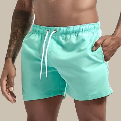 Logan | Lightweight Drawstring Beach Shorts