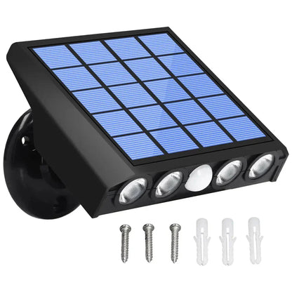 Solar outdoor light with motion sensor – Lumina