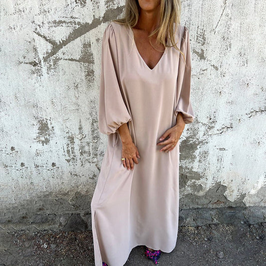 Flowing Maxi Dress with Pockets