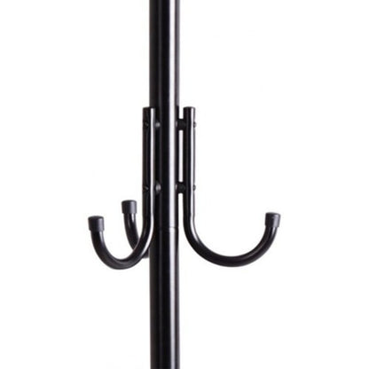 Hf Coa Xjc R 3 Tier Metal Coat Rack With Hook Black