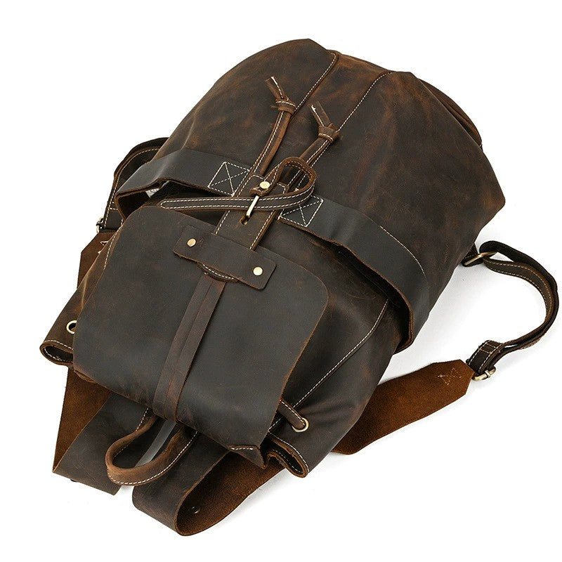 Damen Leder Rucksack 20L Kalyra – Vintage Backpack aus Echtleder