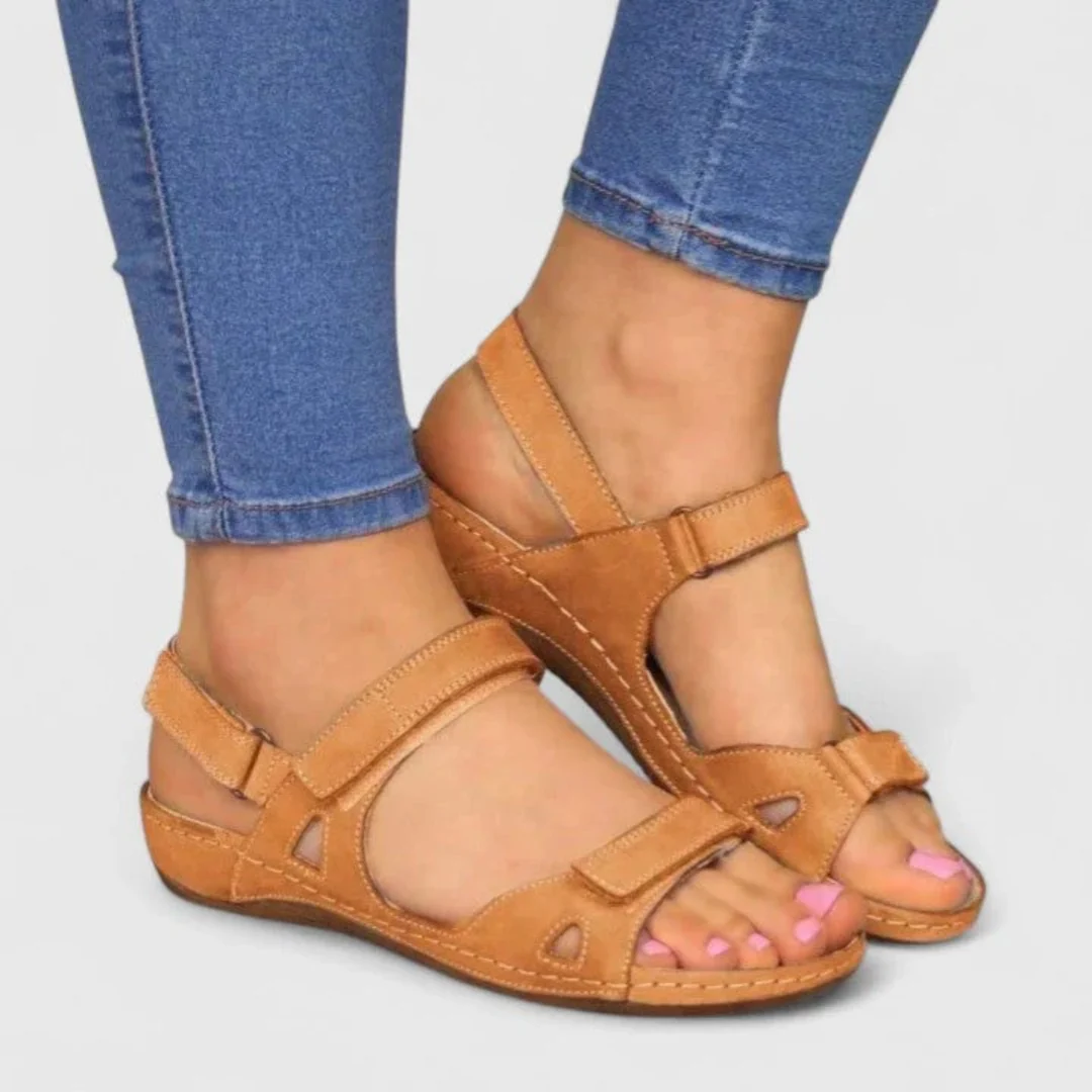 Lauren | Damen Komfort Sandalen Riemen Orthopädisch