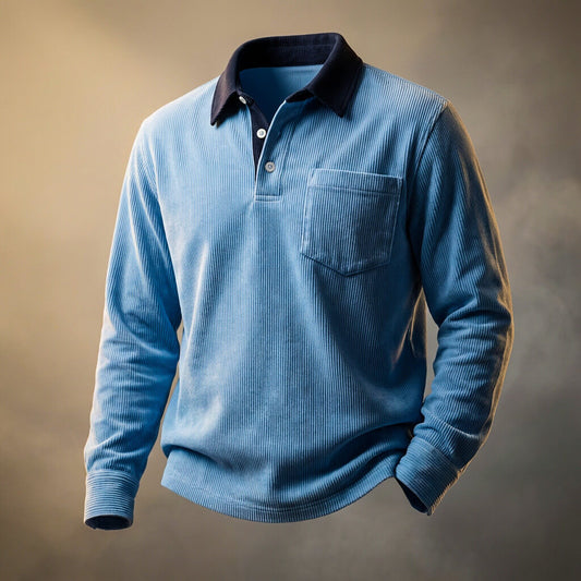 Duval Paris™ | Polo en velours côtelé Scott