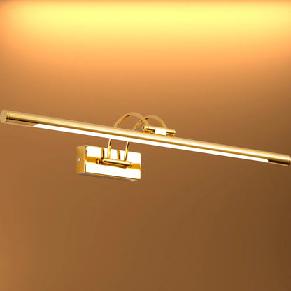 Spiegellamp LED Warm Wit 3000K 8W 64cm Goud Nikkel Messing Chroom Schilderijlamp Wandlamp