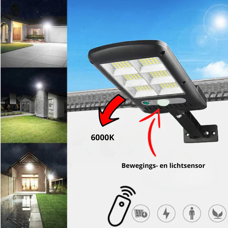 SolarGuard™ Bewegingssensor Buitenlamp op Zonne-energie