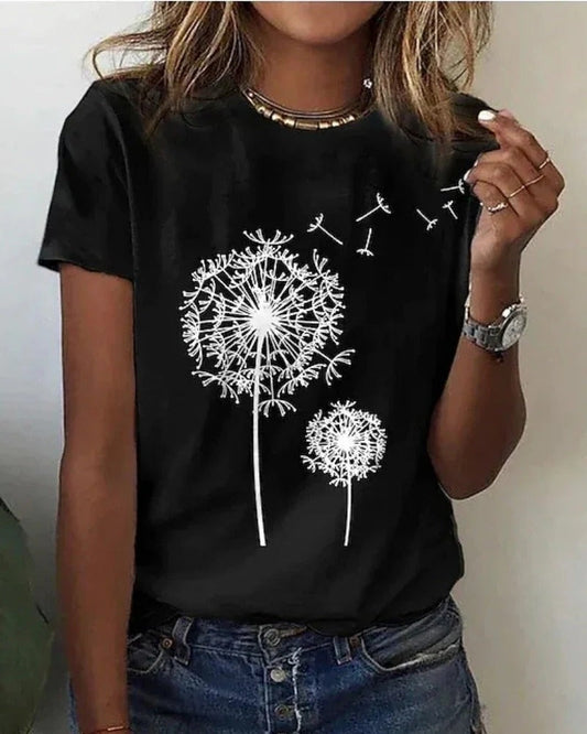 Leicht Damen T-Shirt für Sommer | Kurzarm