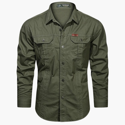 Simon | Utility Pocket Button Up Shirt