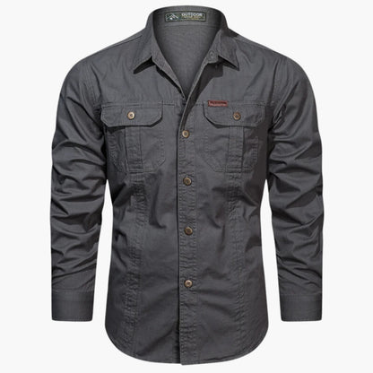 Simon | Utility Pocket Button Up Shirt