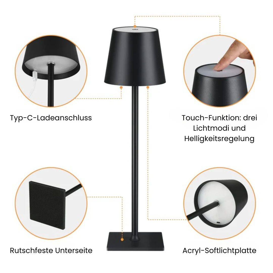 Draadloze Tafel lamp | Tafelverlichting met Accu | TafelLicht
