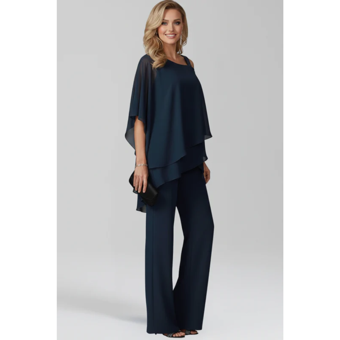Lisbeth | Damen Jumpsuit Für Sommer Mit Cut Out Schultern