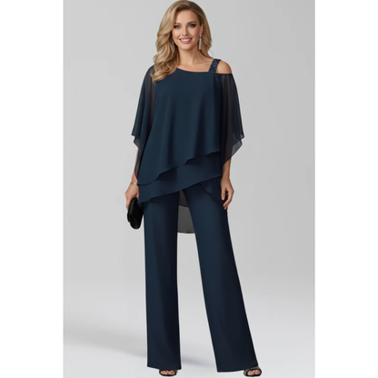 Lisbeth | Damen Jumpsuit Für Sommer Mit Cut Out Schultern