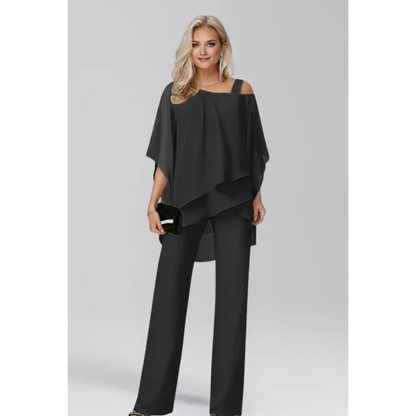 Lisbeth | Damen Jumpsuit Für Sommer Mit Cut Out Schultern
