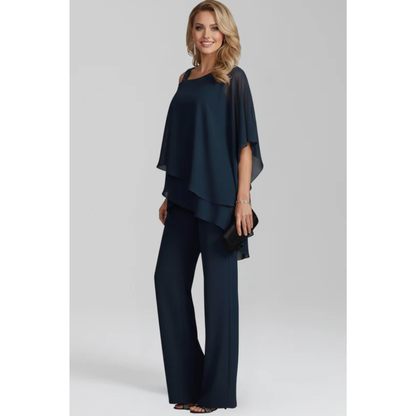 Lisbeth | Damen Jumpsuit Für Sommer Mit Cut Out Schultern
