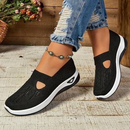 Haniya - Zapatillas Sin Cordones de Punto Transpirable