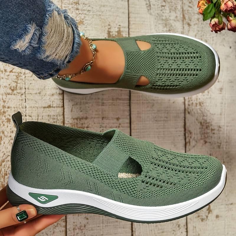 Haniya - Zapatillas Sin Cordones de Punto Transpirable