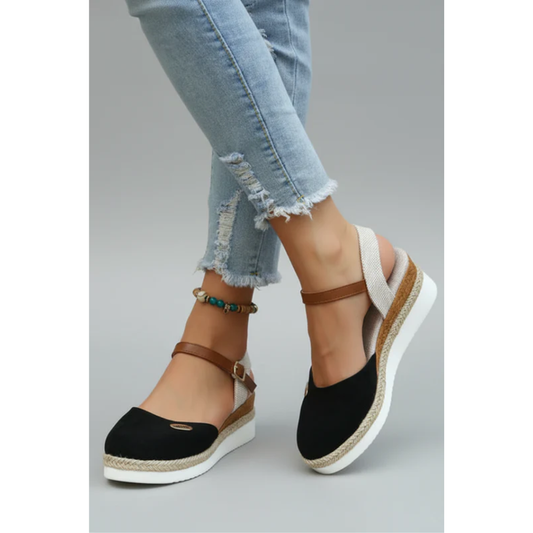 Lora | Damen Espadrille Sandalen Für Alltag