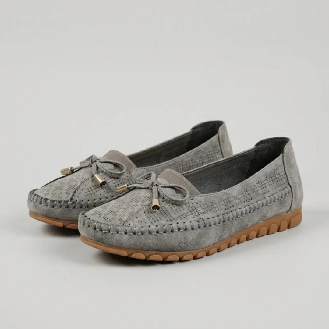 Lorelei | Damen Klassische Loafer Schuhe Perforiert