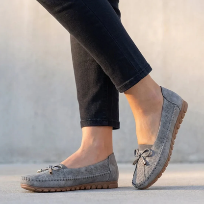 Lorelei | Damen Klassische Loafer Schuhe Perforiert