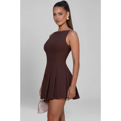 Lorena | Damen Kleid Mini Schlicht