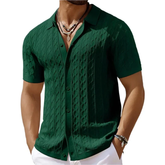 Lorenz | Herren Poloshirt Für Sommer Mit Knopfleiste
